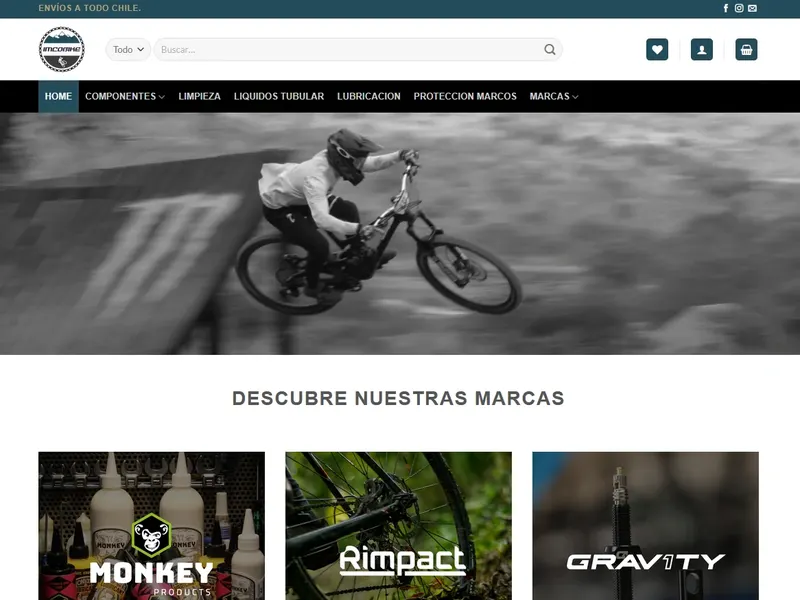 Sitio web de imcobikeb2b.cl